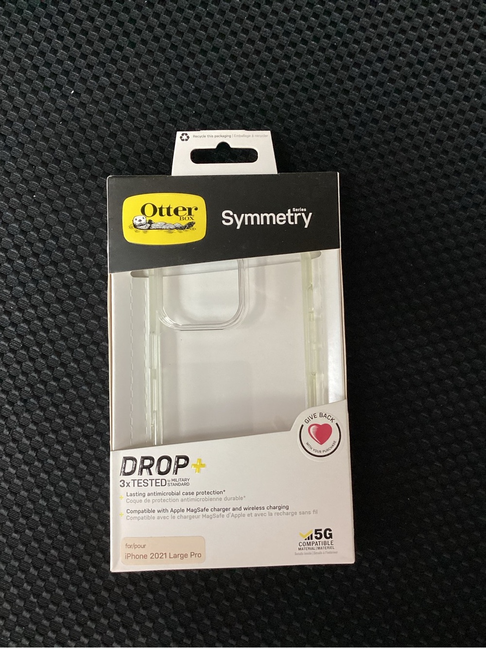 OtterBox Symmetry Clear Protective Case for iPhone 2021 Large pro- Transparent
